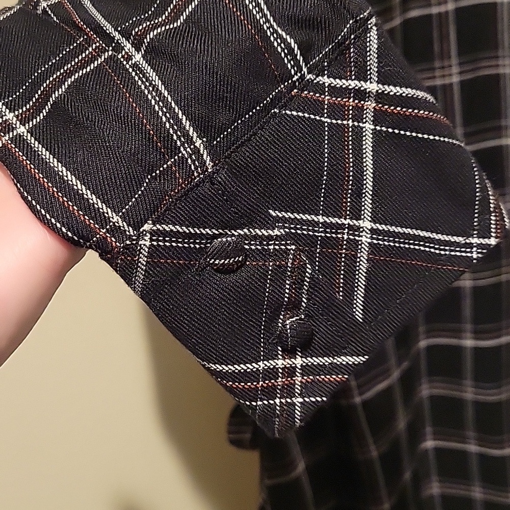 ❤️ NWT! SANCTUARY UPBEAT PLAID WRAP DRESS, 8 - Picture 13 of 15
